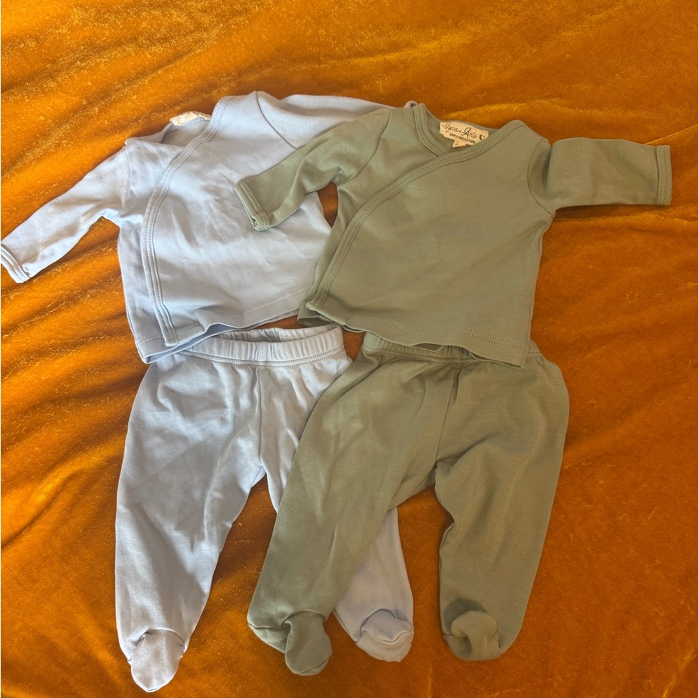 NWOT Pima Cotton, Luna and Arlo preemie set